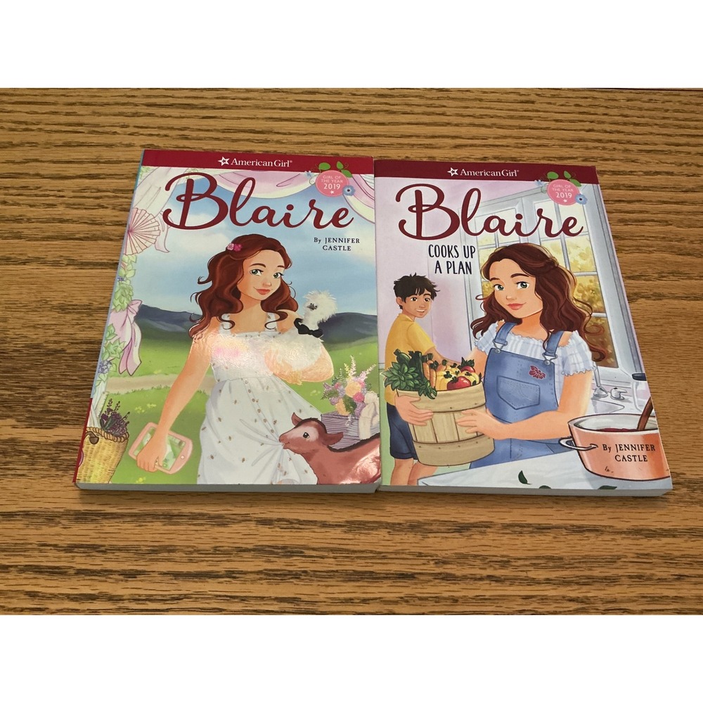 American Girl Blaire Wilson Book Set 1 & 2 Girl of the Year 2019 Jennifer Castle